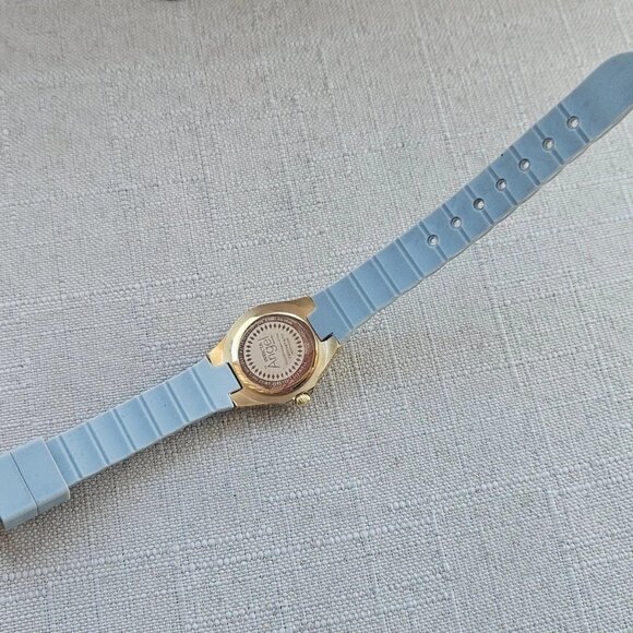 Invicta Angel Ladies Wristwatch Gold Tone Case Gray Rubber Band Analog Watch main image 11